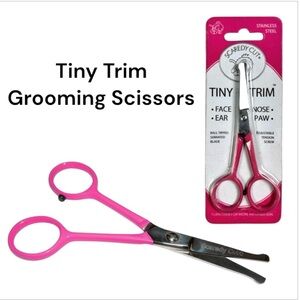 NIP Scaredy Cut Tiny Trim Ball-Tipped Dog, Cat & Small Pet Grooming Scissor